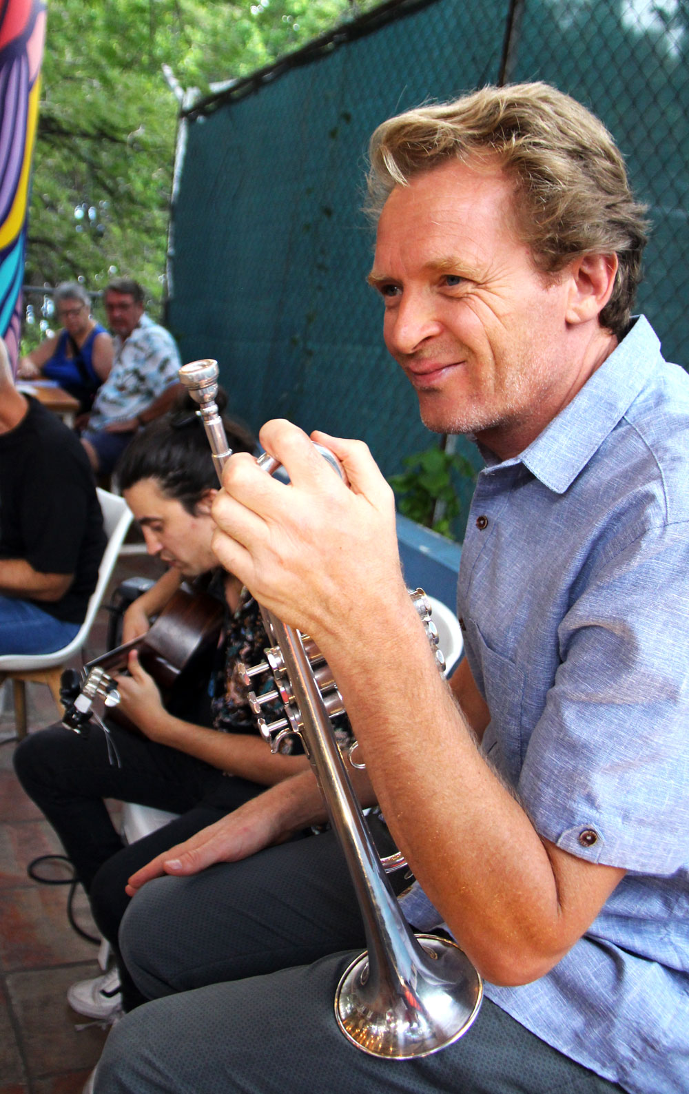 Arni Wernink - trumpet, musician by Stephanie Morgan