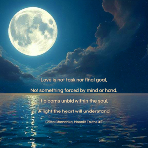 Moonlit Truths: Love Is Not a Task artwork