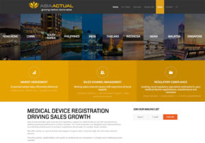 Asia Actual Website Design