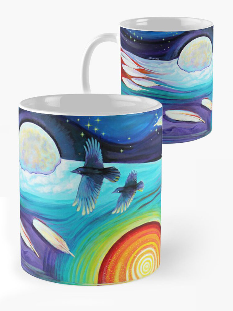 Signos mug featuring Stephanie Morgan’s artwork